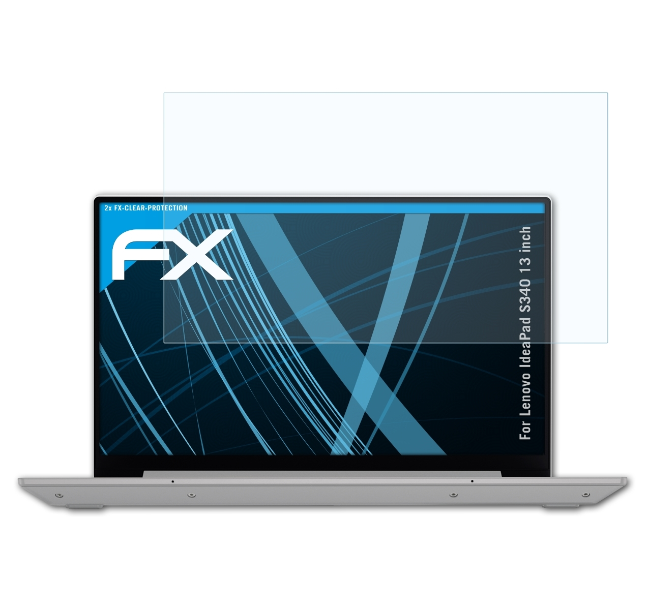 ATFOLIX 2x (13 FX-Clear S340 Lenovo Displayschutz(für inch)) IdeaPad