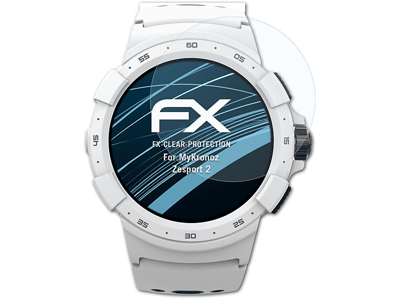 FX-Clear 3x Displayschutz(für ATFOLIX MyKronoz Zesport 2)
