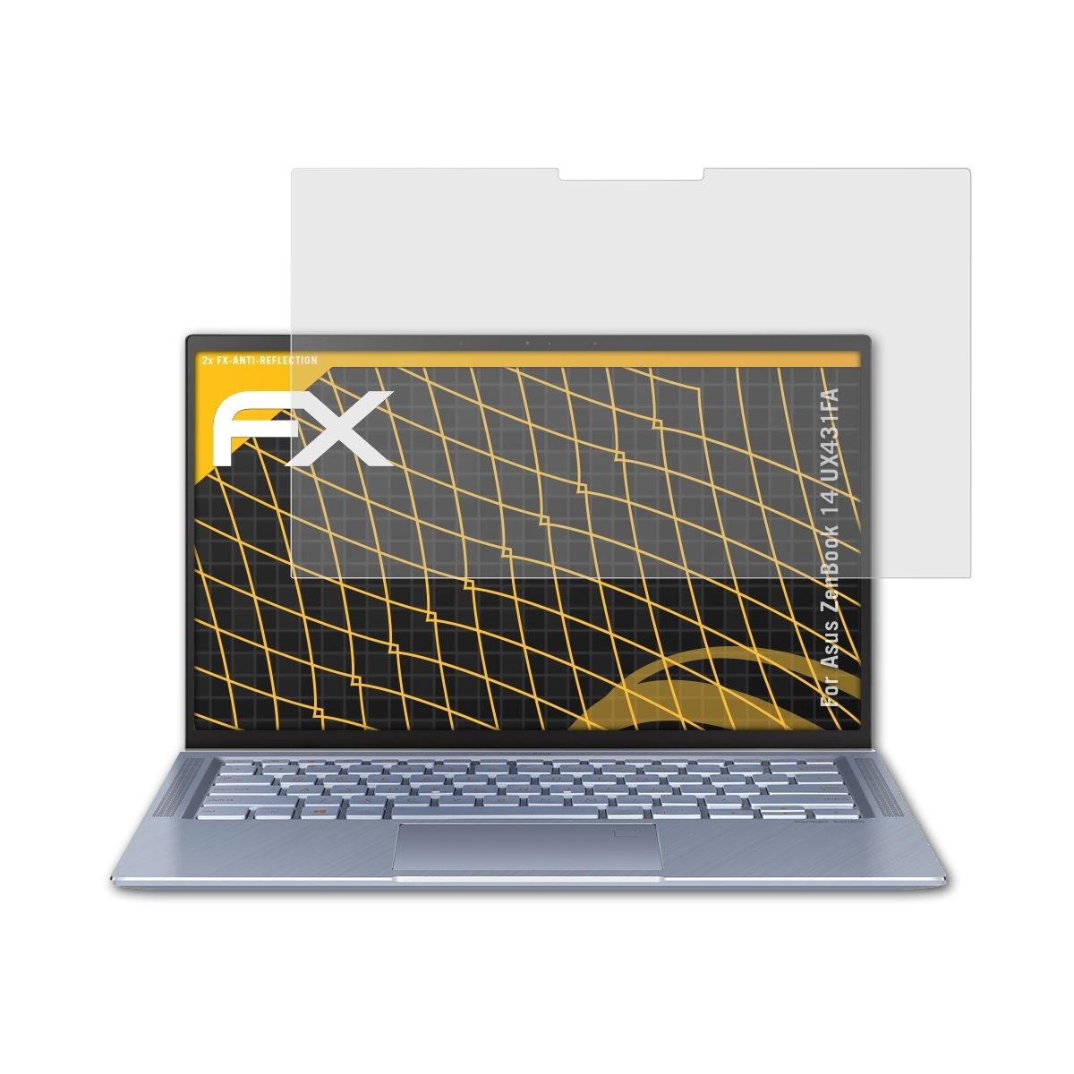 ATFOLIX 2x (UX431FA)) ZenBook Asus Displayschutz(für 14 FX-Antireflex