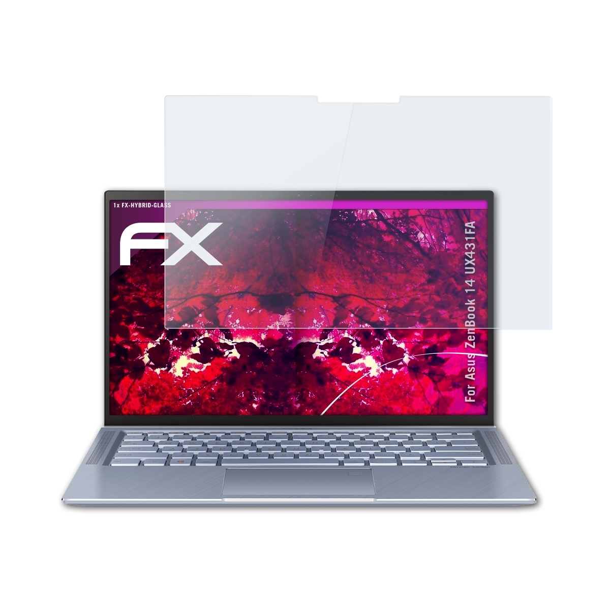 ZenBook Schutzglas(für 14 (UX431FA)) Asus ATFOLIX FX-Hybrid-Glass