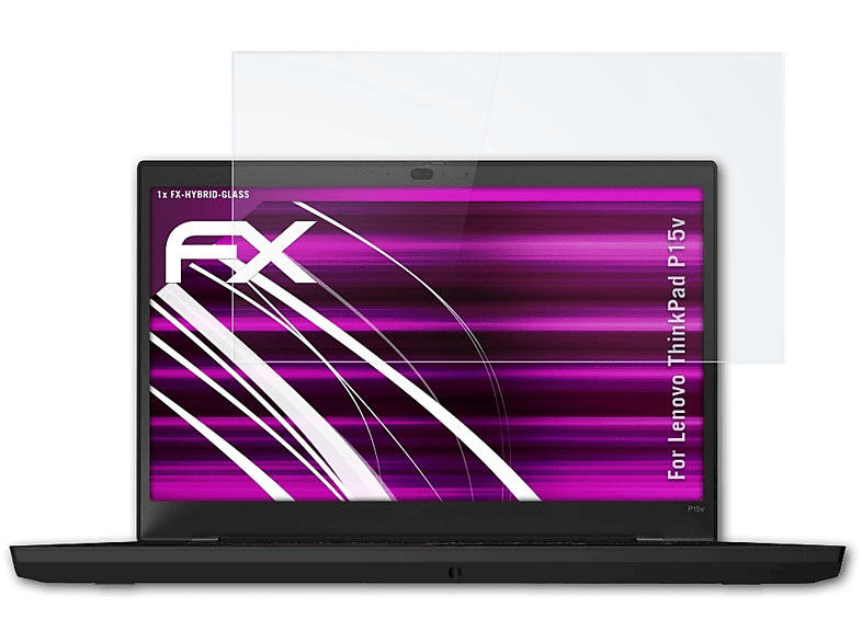 FX-Hybrid-Glass ThinkPad P15v) ATFOLIX Schutzglas(für Lenovo