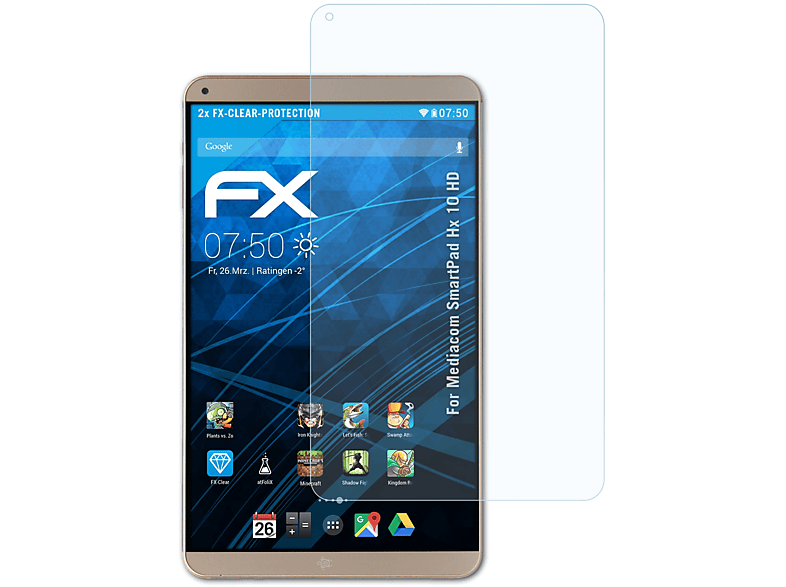 Pack De 2 Protecteurs D'écran AtFoliX Pour Wacom MobileStudio Pro 16 – Transparent