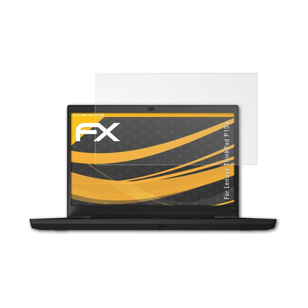 ATFOLIX 2x FX-Antireflex Displayschutz(für Lenovo P15v) ThinkPad
