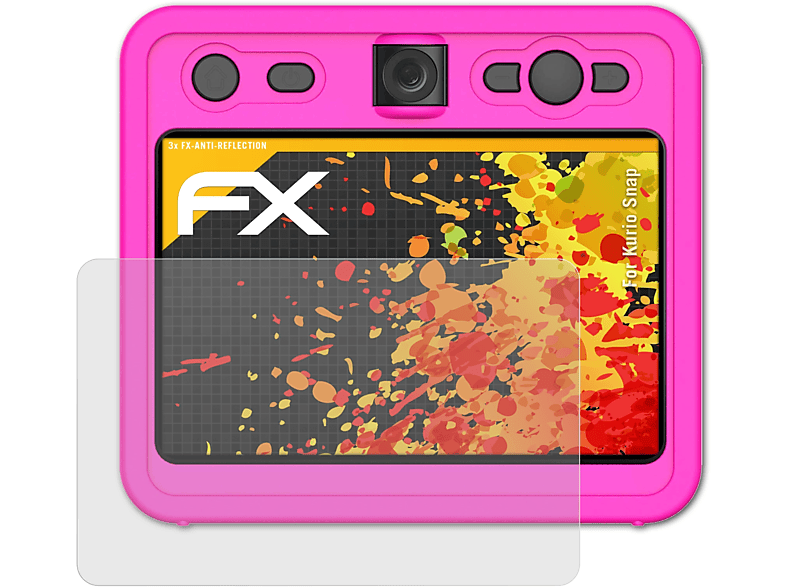 ATFOLIX 3x Kurio Snap) Displayschutz(für FX-Antireflex
