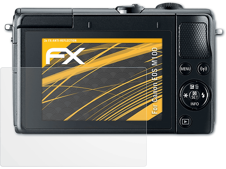 EOS FX-Antireflex Displayschutz(für M100) Canon 3x ATFOLIX