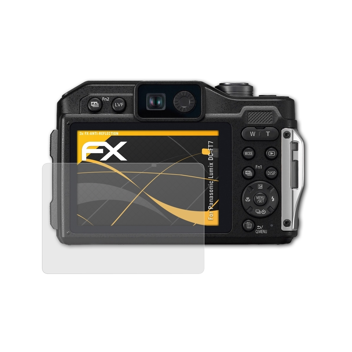 3x DC-FT7) Lumix Panasonic FX-Antireflex ATFOLIX Displayschutz(für