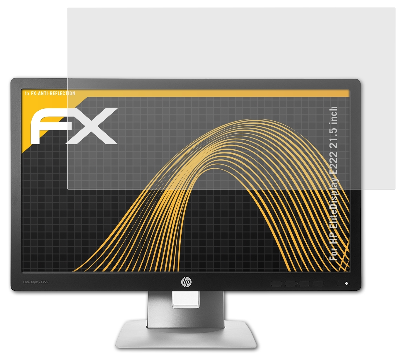 ATFOLIX FX-Antireflex Displayschutz(für inch)) EliteDisplay HP E222 (21.5