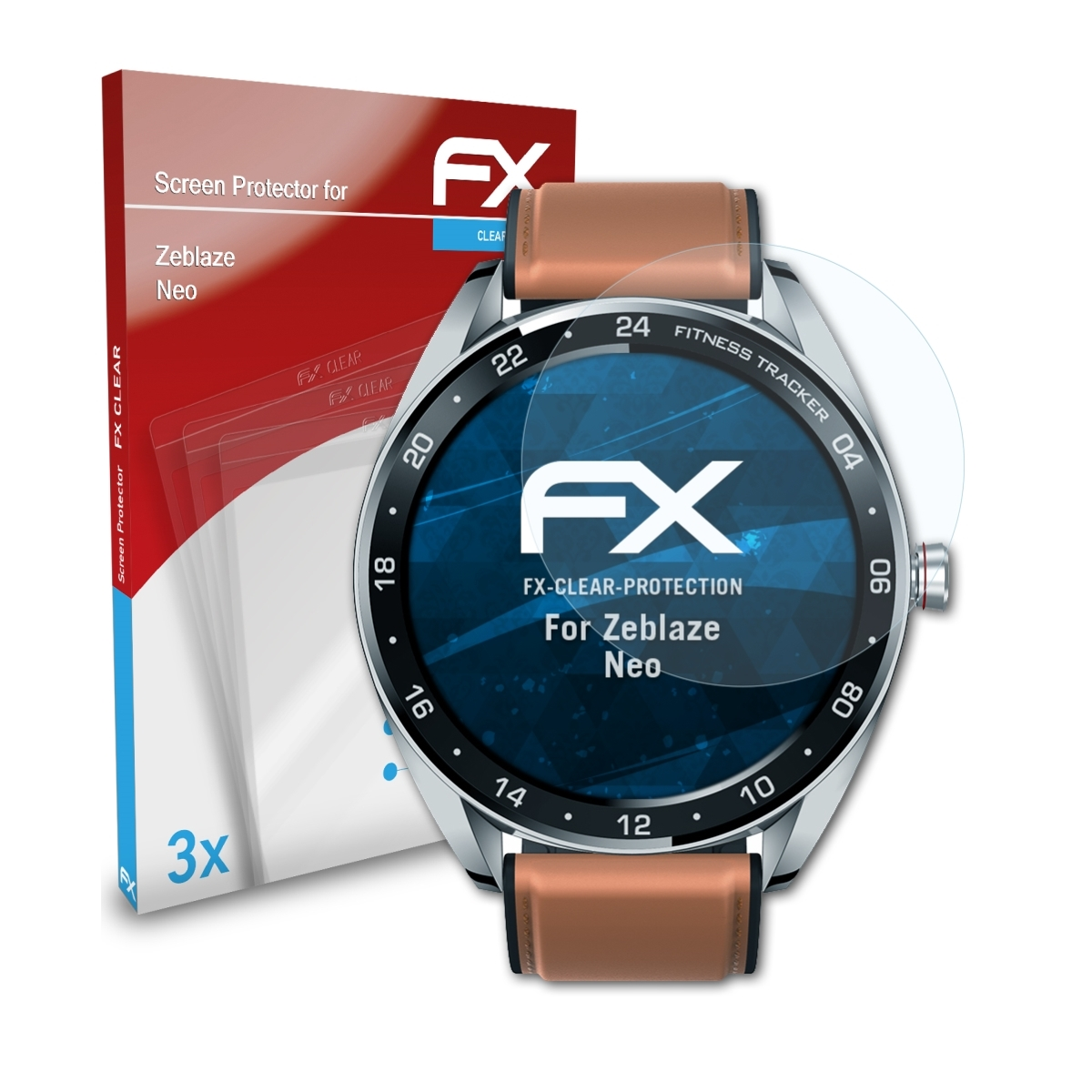 3x Neo) FX-Clear ATFOLIX Displayschutz(für Zeblaze