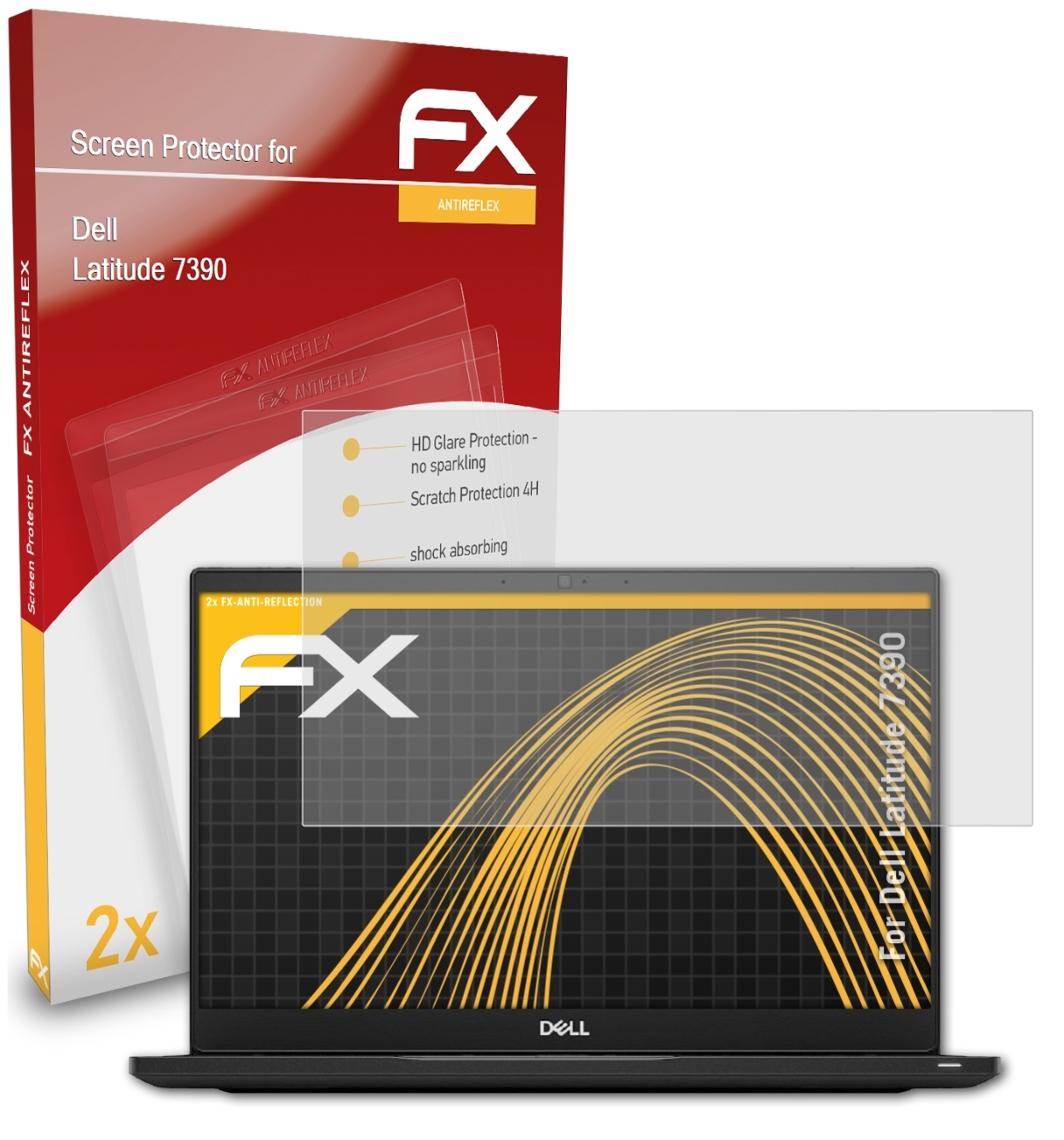 Dell Displayschutz(für FX-Antireflex 2x 7390) Latitude ATFOLIX