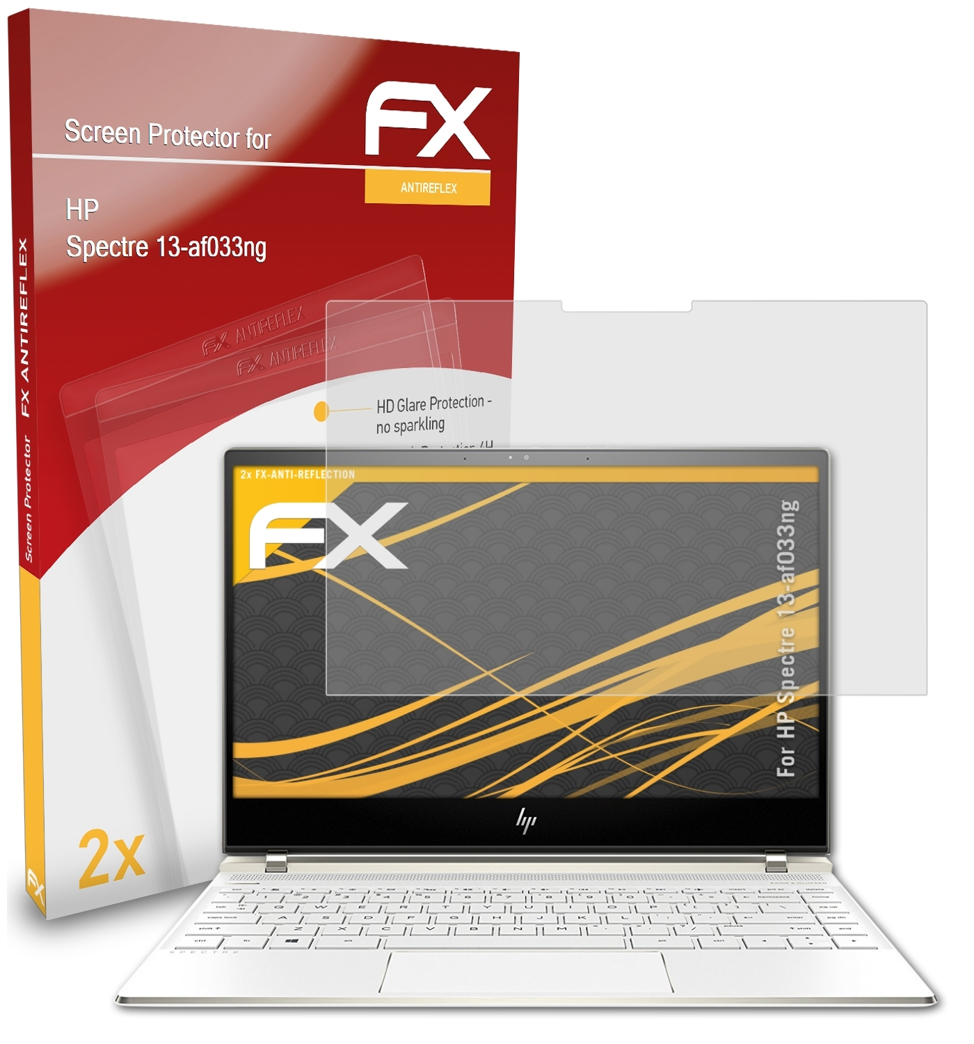 ATFOLIX 2x FX-Antireflex 13-af033ng) Displayschutz(für Spectre HP