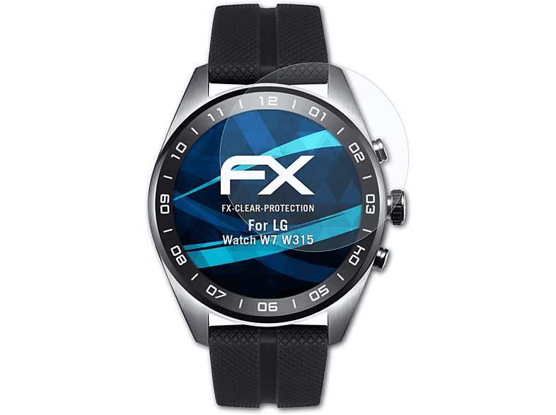 ATFOLIX 3x FX-Clear Displayschutz(für LG Watch W7 (W315))