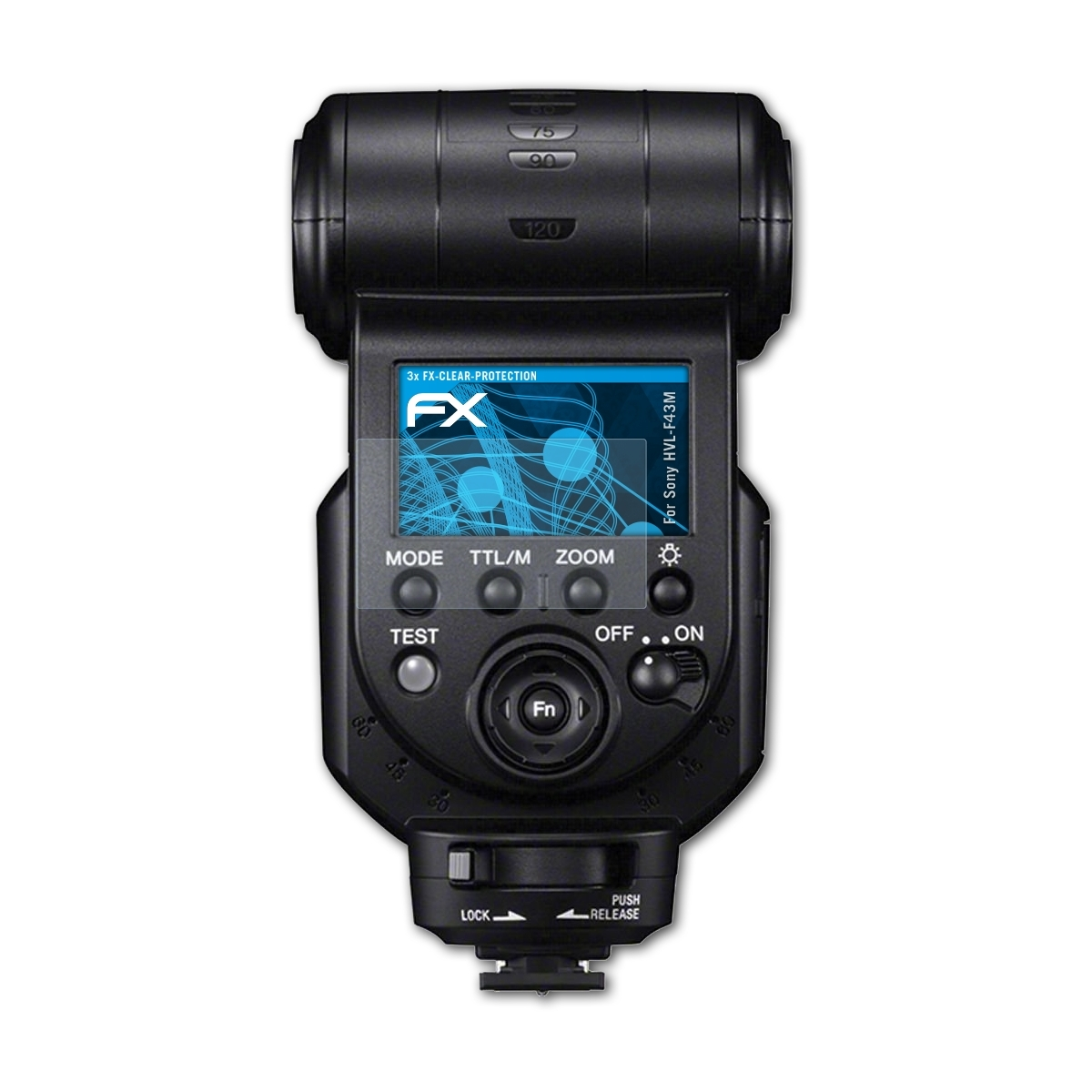 FX-Clear HVL-F43M) Displayschutz(für 3x Sony ATFOLIX