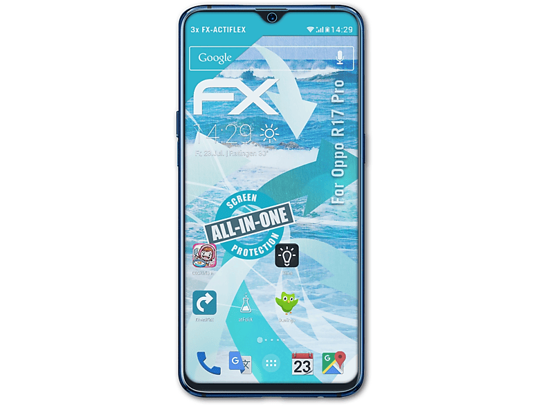 FX-ActiFleX Oppo ATFOLIX R17 Pro) Displayschutz(für 3x