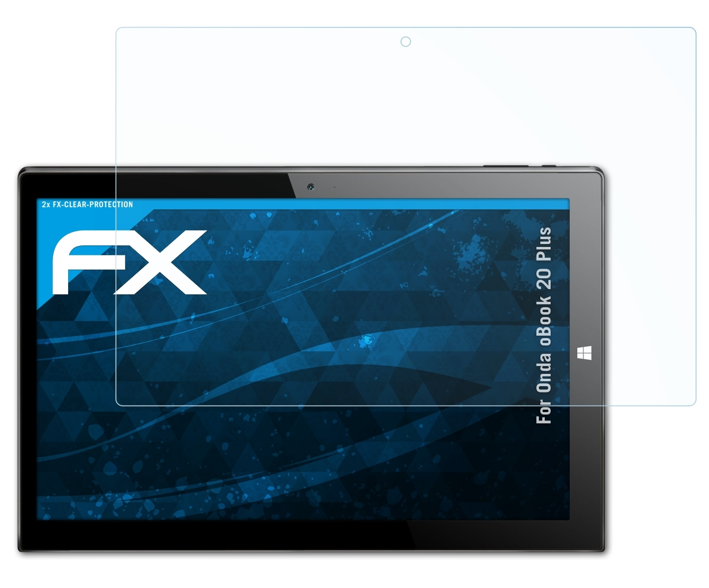 ATFOLIX oBook Onda FX-Clear Plus) 20 2x Displayschutz(für