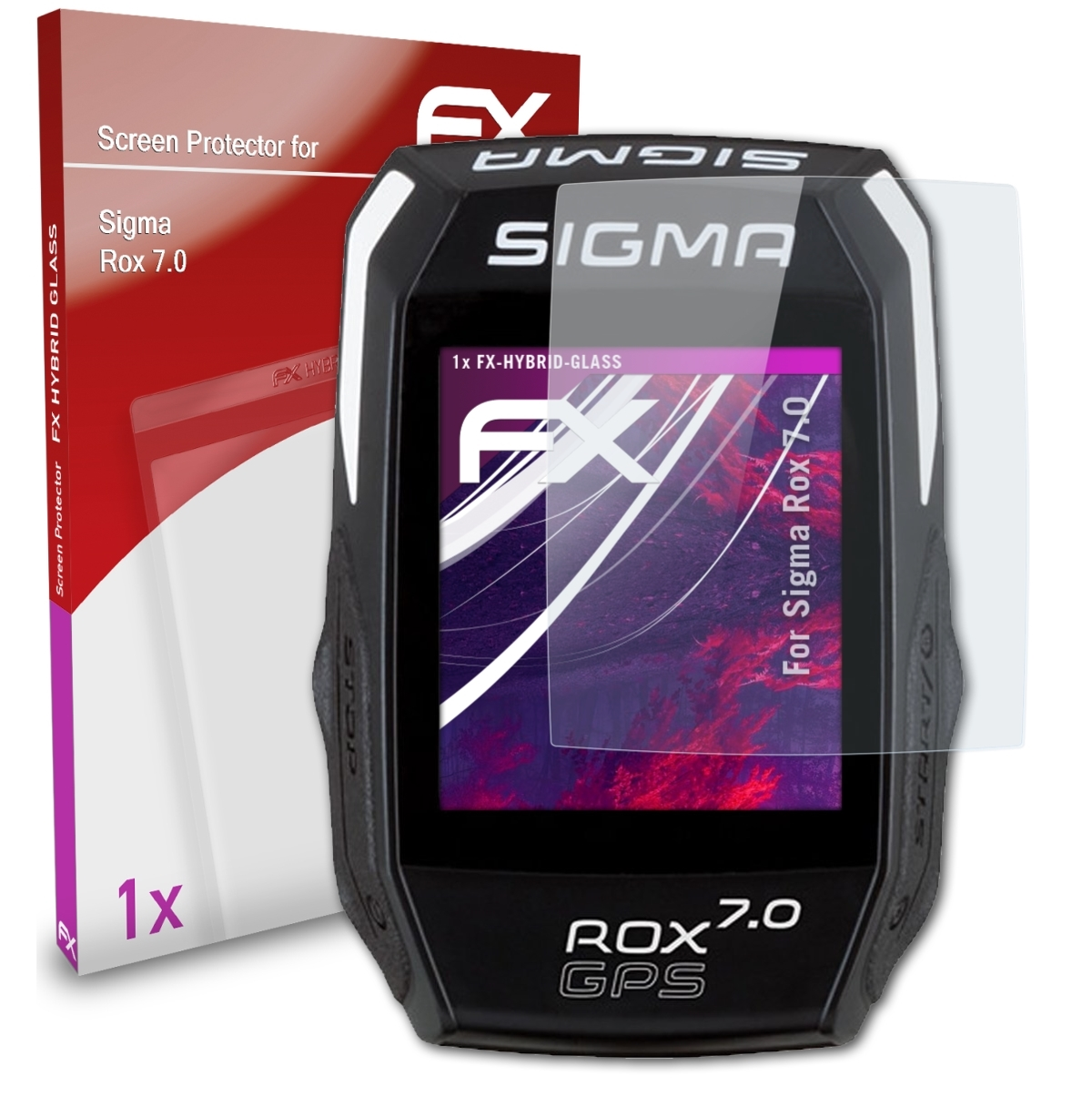 Rox 7.0) Sigma ATFOLIX FX-Hybrid-Glass Schutzglas(für