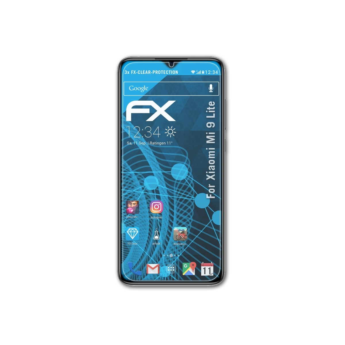3x ATFOLIX Lite) Displayschutz(für FX-Clear Mi Xiaomi 9