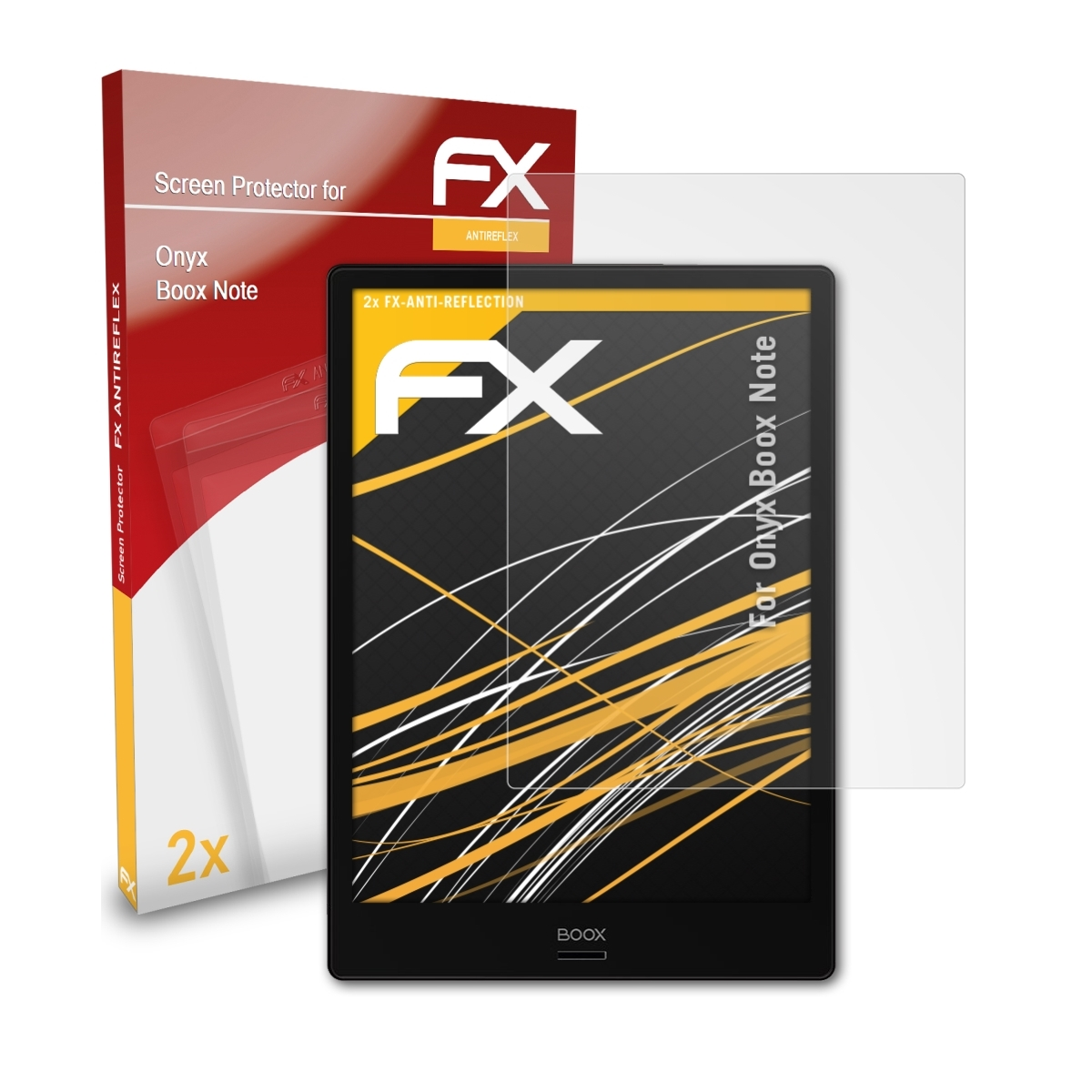 2x BOOX ATFOLIX Displayschutz(für FX-Antireflex Note)