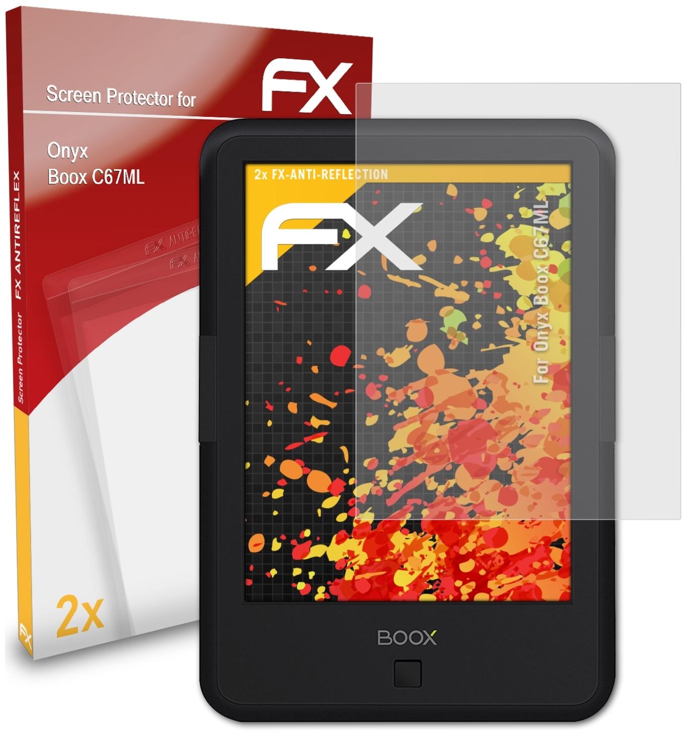 FX-Antireflex Displayschutz(für ATFOLIX BOOX 2x C67ML)