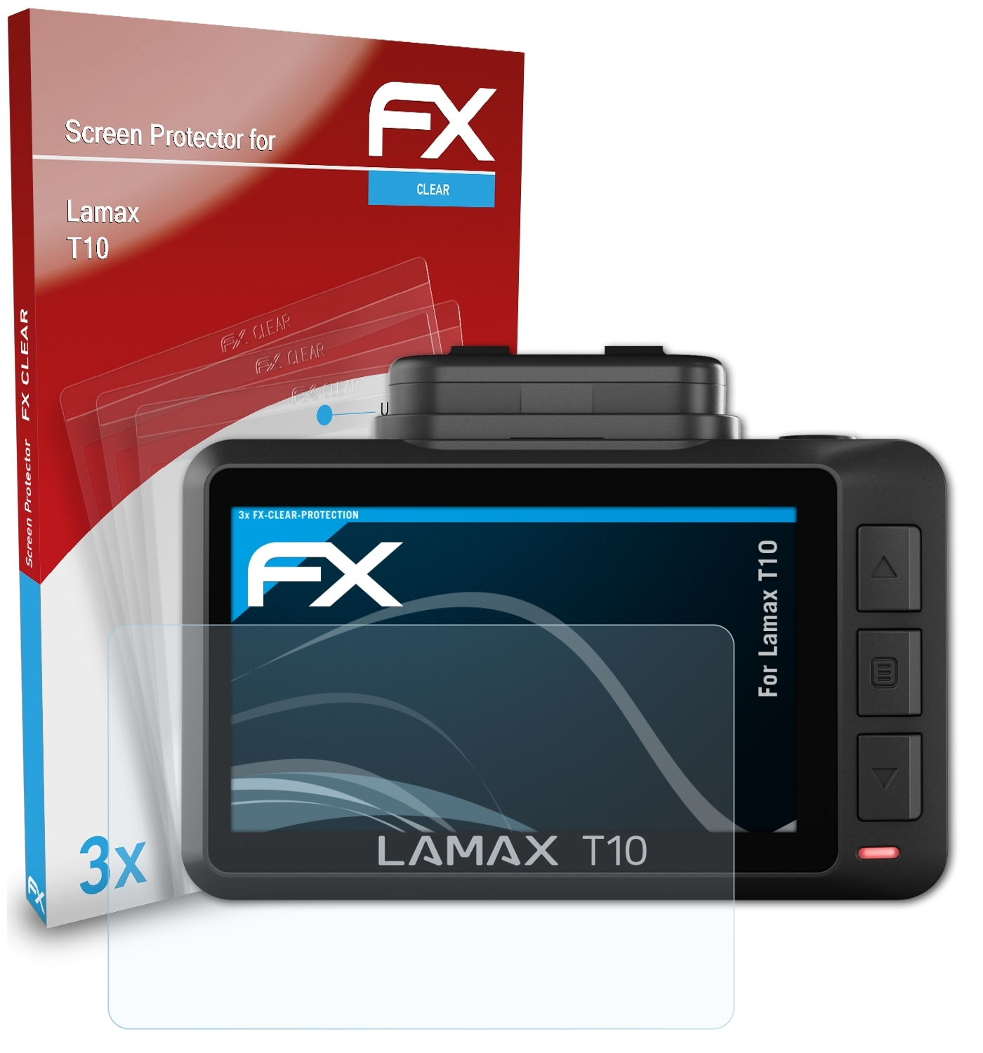 Lamax Displayschutz(für 3x ATFOLIX FX-Clear T10)