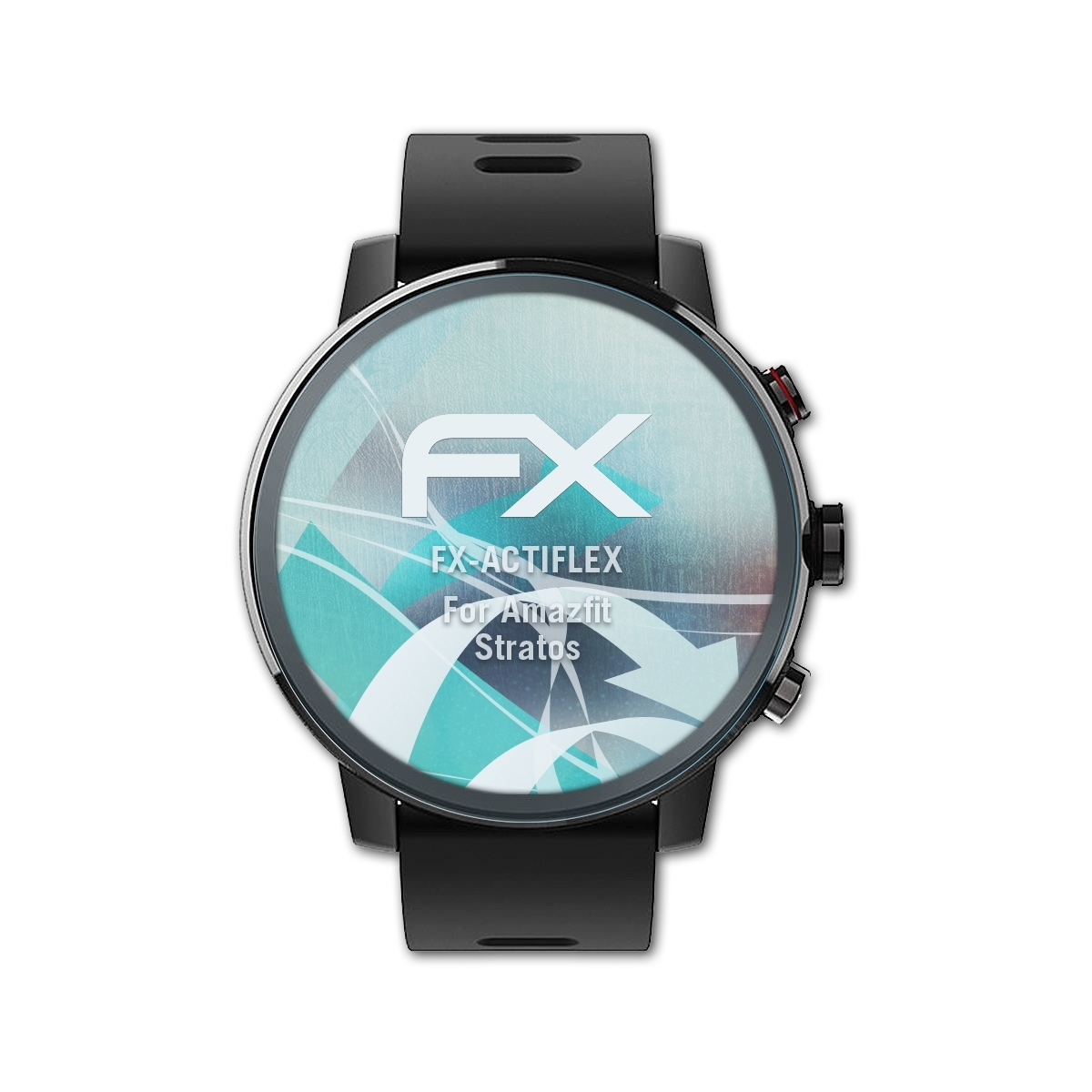 Amazfit Displayschutz(für Stratos) ATFOLIX FX-ActiFleX 3x