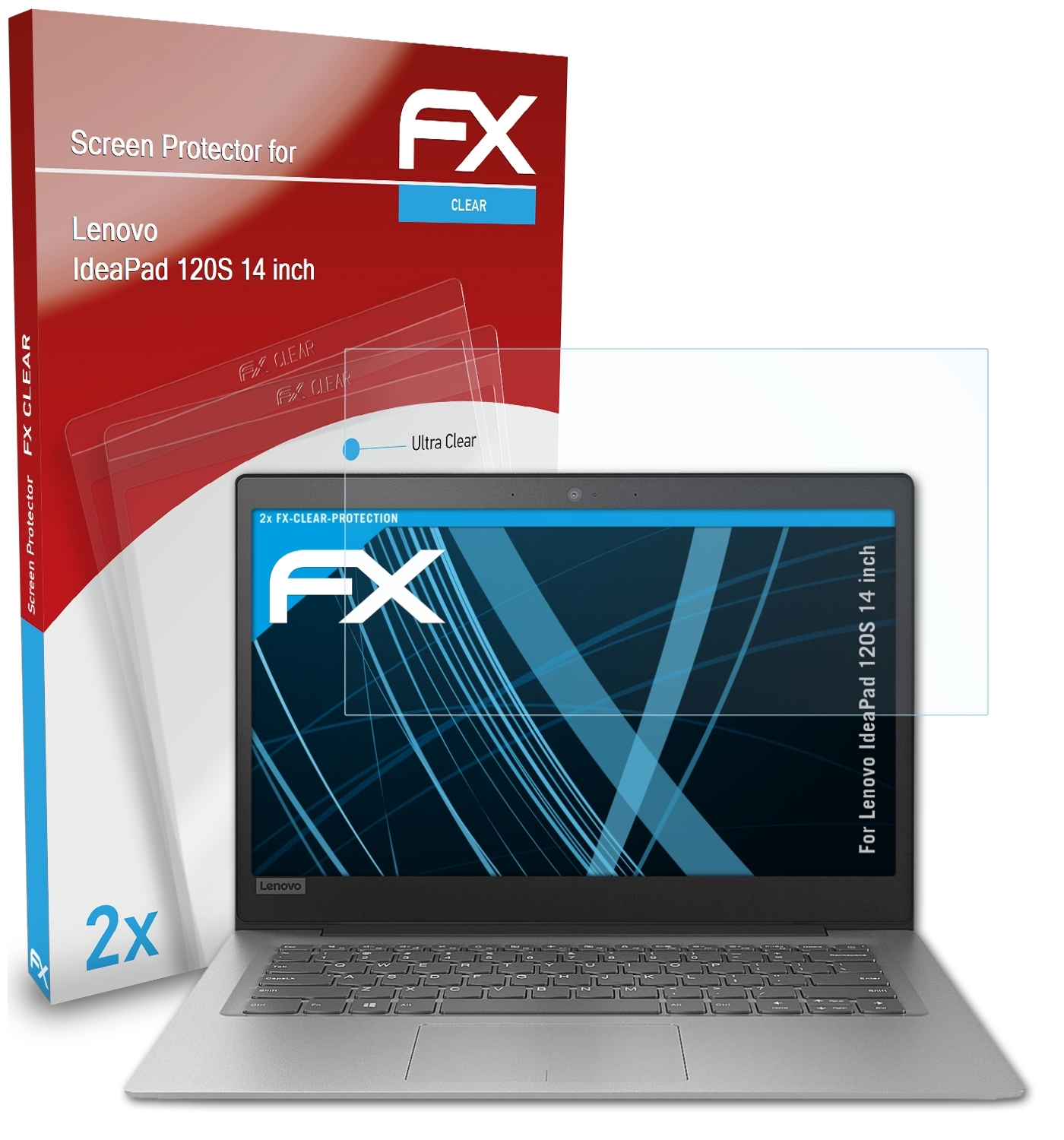 inch)) FX-Clear 2x 120S (14 IdeaPad Displayschutz(für ATFOLIX Lenovo