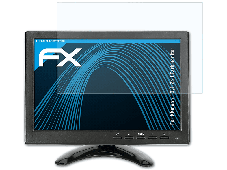 ATFOLIX FX-Clear Displayschutz(für KKmoon 10,1 Farbmonitor) Zoll