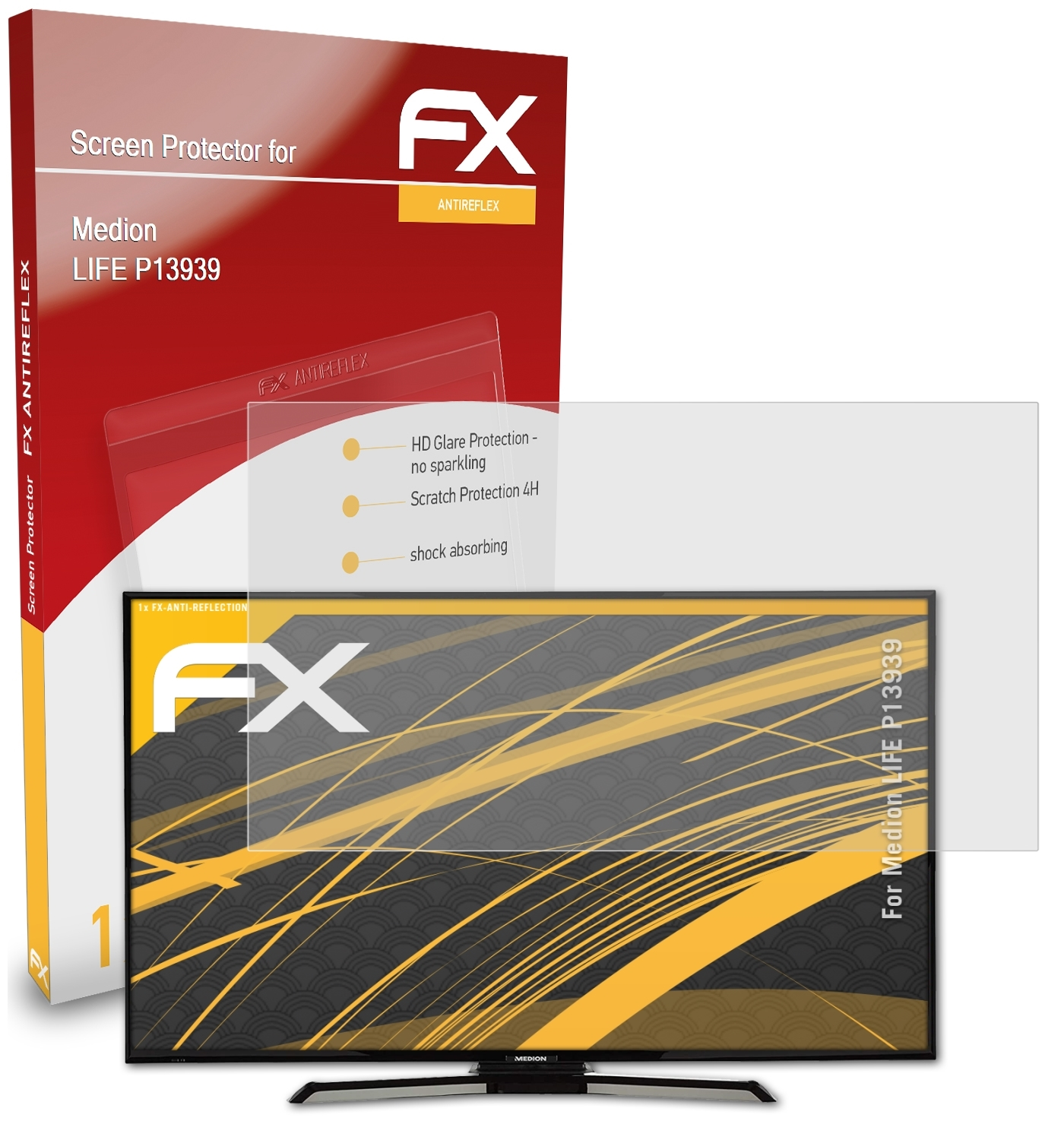ATFOLIX FX-Antireflex Displayschutz(für Medion LIFE P13939)