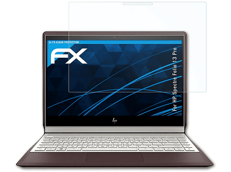 ATFOLIX 2x FX-Clear Displayschutz(für HP Spectre Folio 13 Pro) | Pflege & Schutz