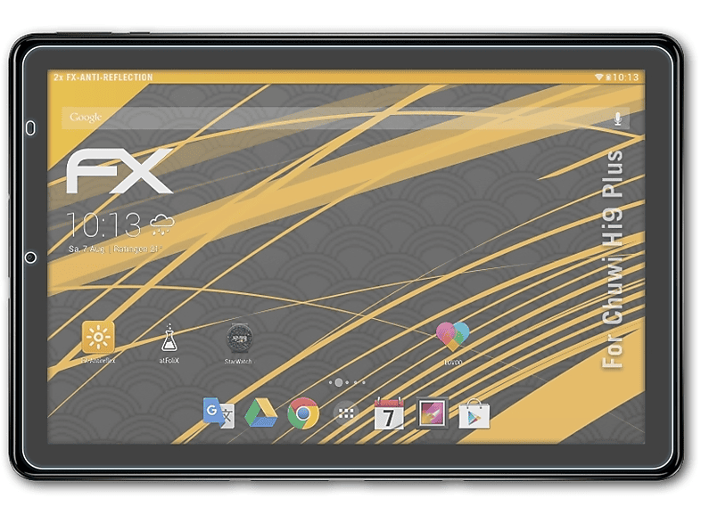 Hi9 2x ATFOLIX Displayschutz(für FX-Antireflex Chuwi Plus)