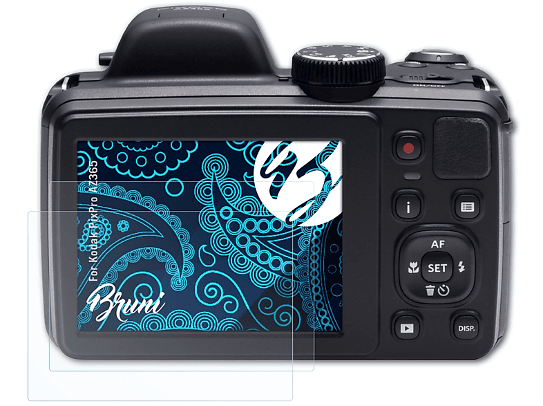 BRUNI Basics-Clear Kodak AZ365) Schutzfolie(für 2x PixPro