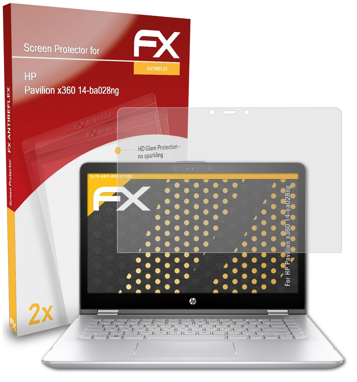 HP Displayschutz(für 14-ba028ng) x360 ATFOLIX FX-Antireflex Pavilion 2x