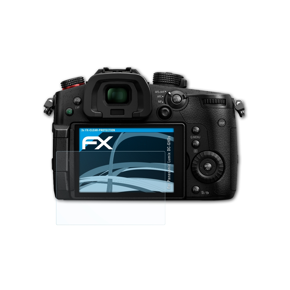 DC-GH5s) Displayschutz(für Panasonic FX-Clear ATFOLIX Lumix 3x