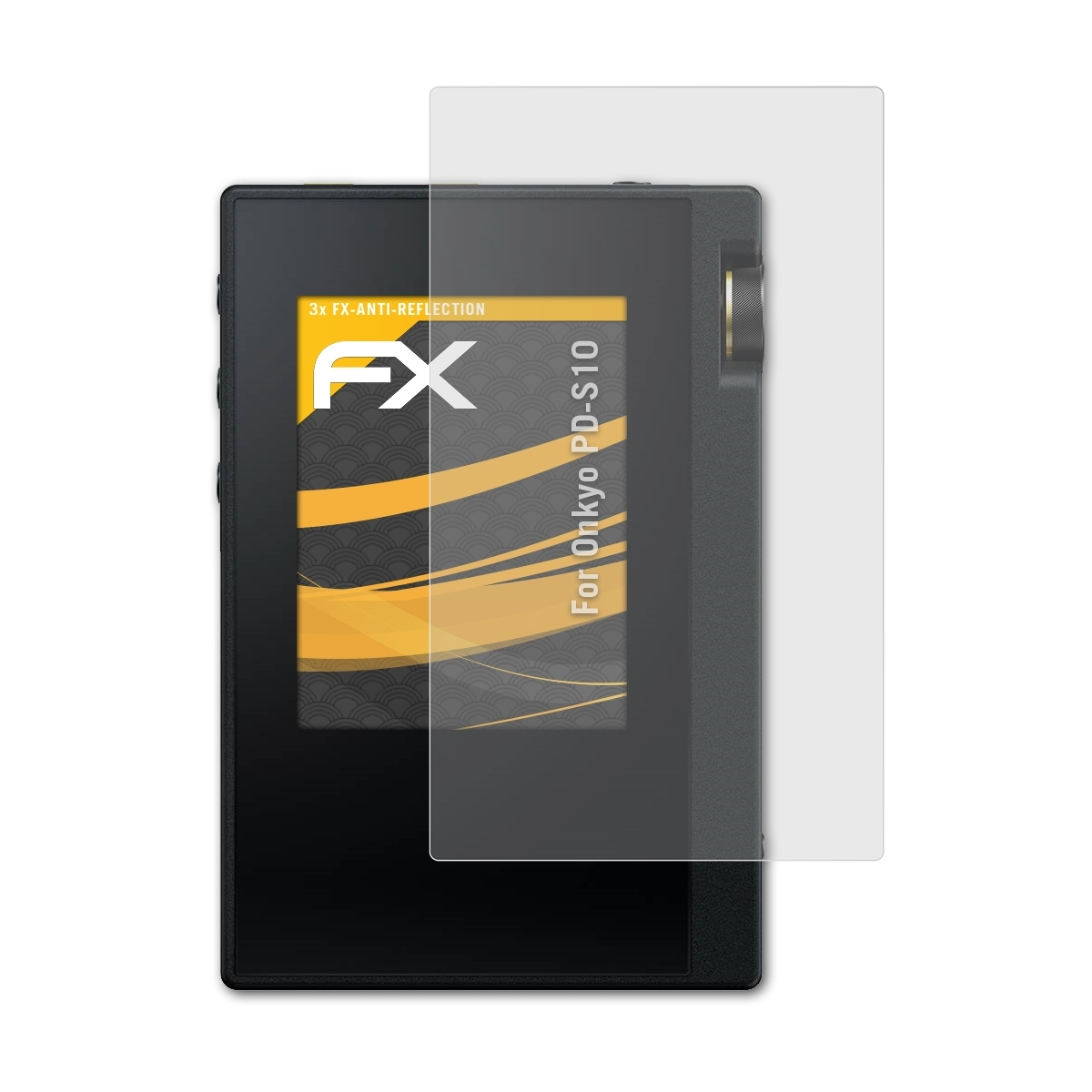ATFOLIX 3x FX-Antireflex Onkyo PD-S10) Displayschutz(für