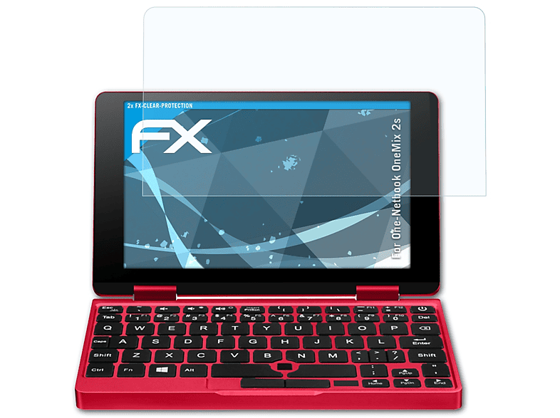 Displayschutz(für 2s) OneMix FX-Clear 2x One-Netbook ATFOLIX
