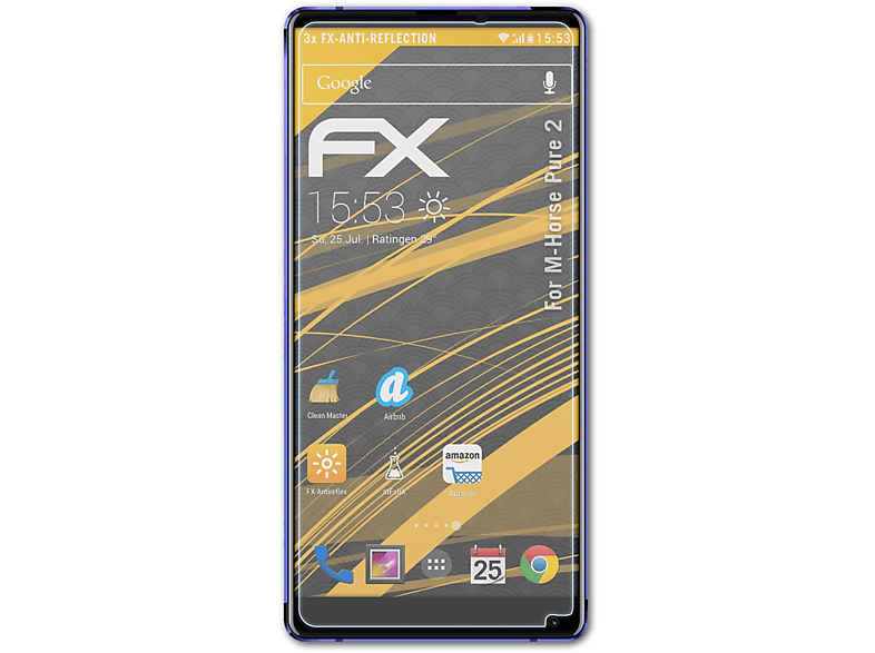 Displayschutz(für 2) FX-Antireflex ATFOLIX Pure M-Horse 3x