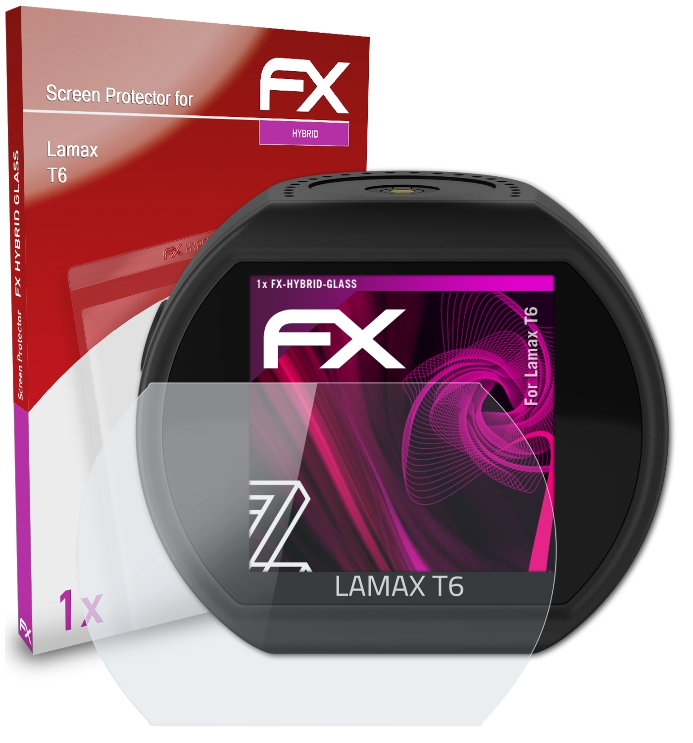 Lamax FX-Hybrid-Glass T6) Schutzglas(für ATFOLIX