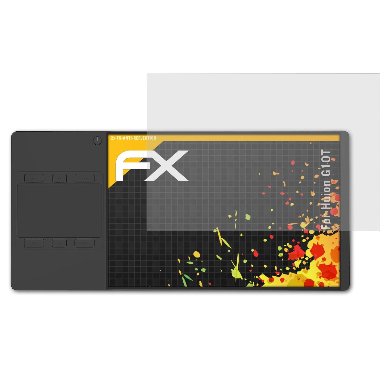 ATFOLIX 2x FX-Antireflex Displayschutz(für Huion G10T)