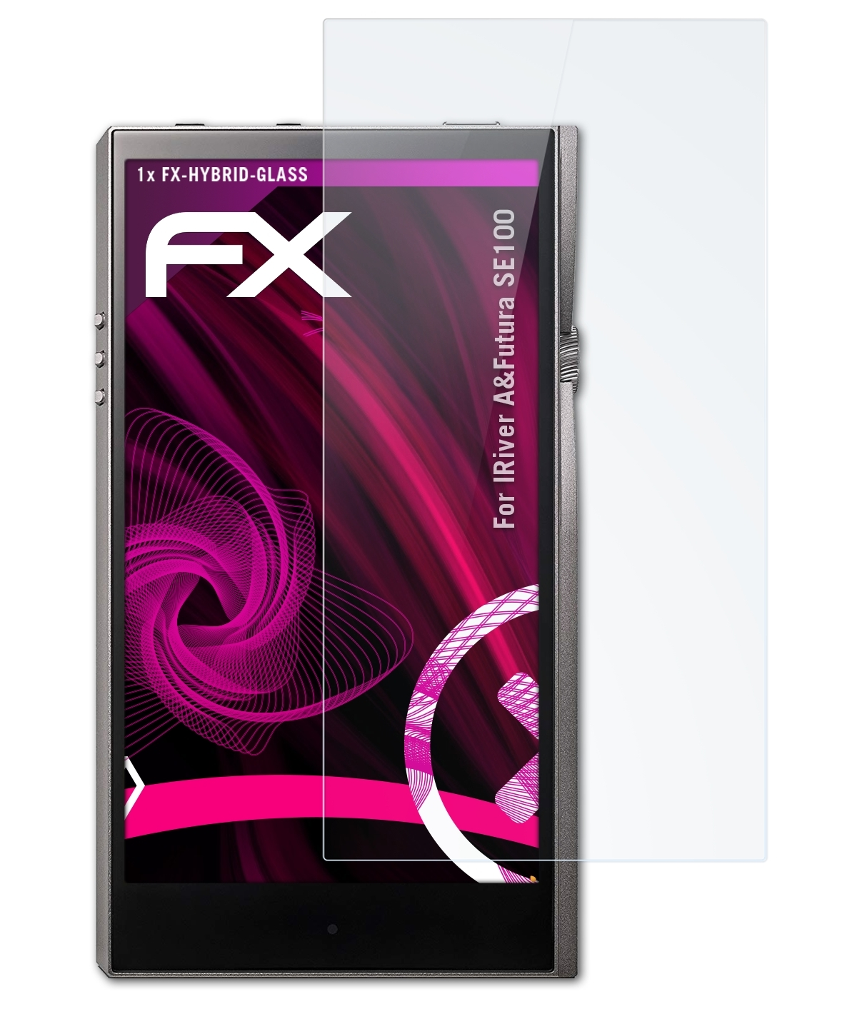 ATFOLIX FX-Hybrid-Glass Schutzglas(für IRiver A&Futura SE100)