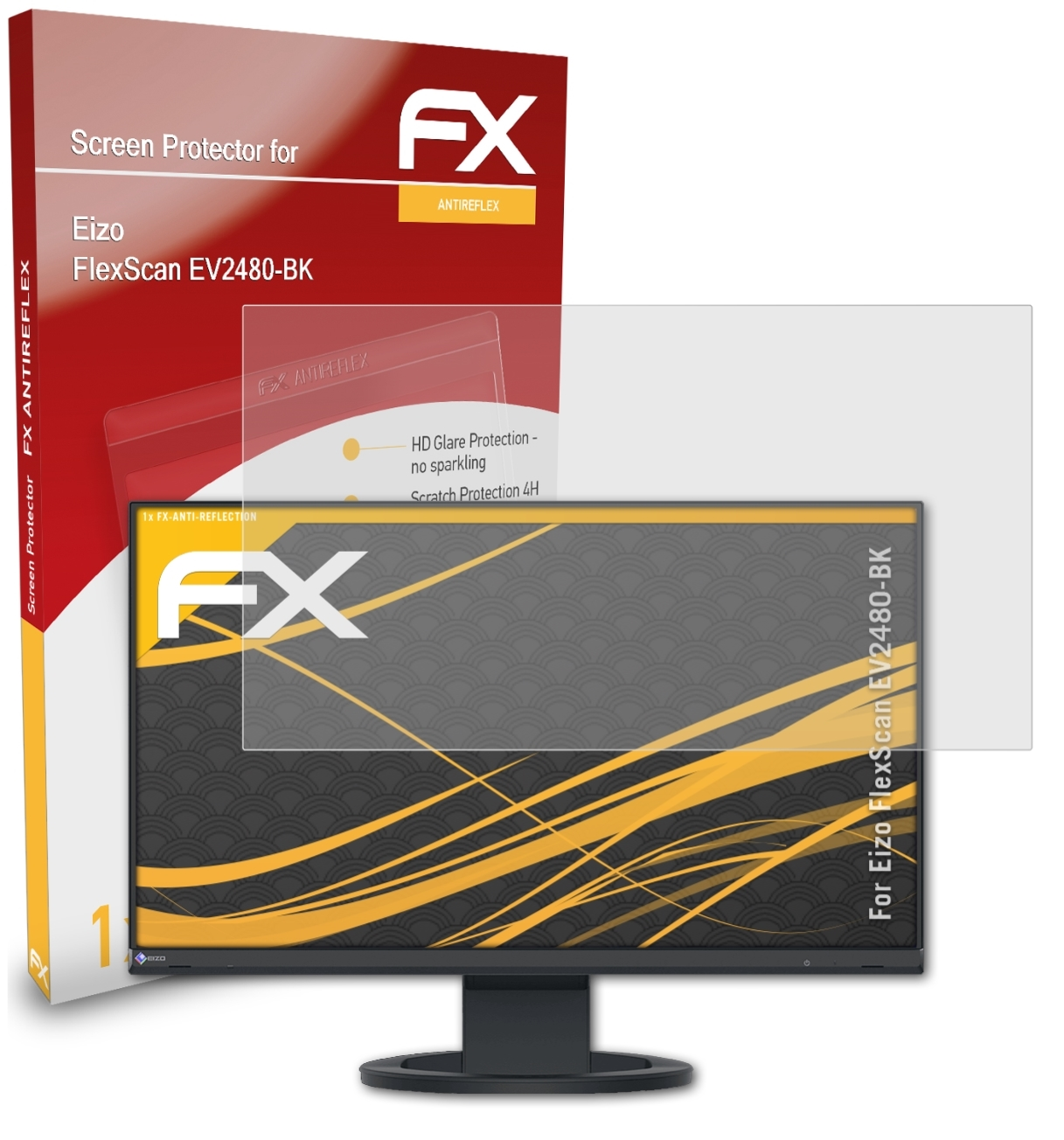 Displayschutz(für EV2480-BK) Eizo FlexScan ATFOLIX FX-Antireflex