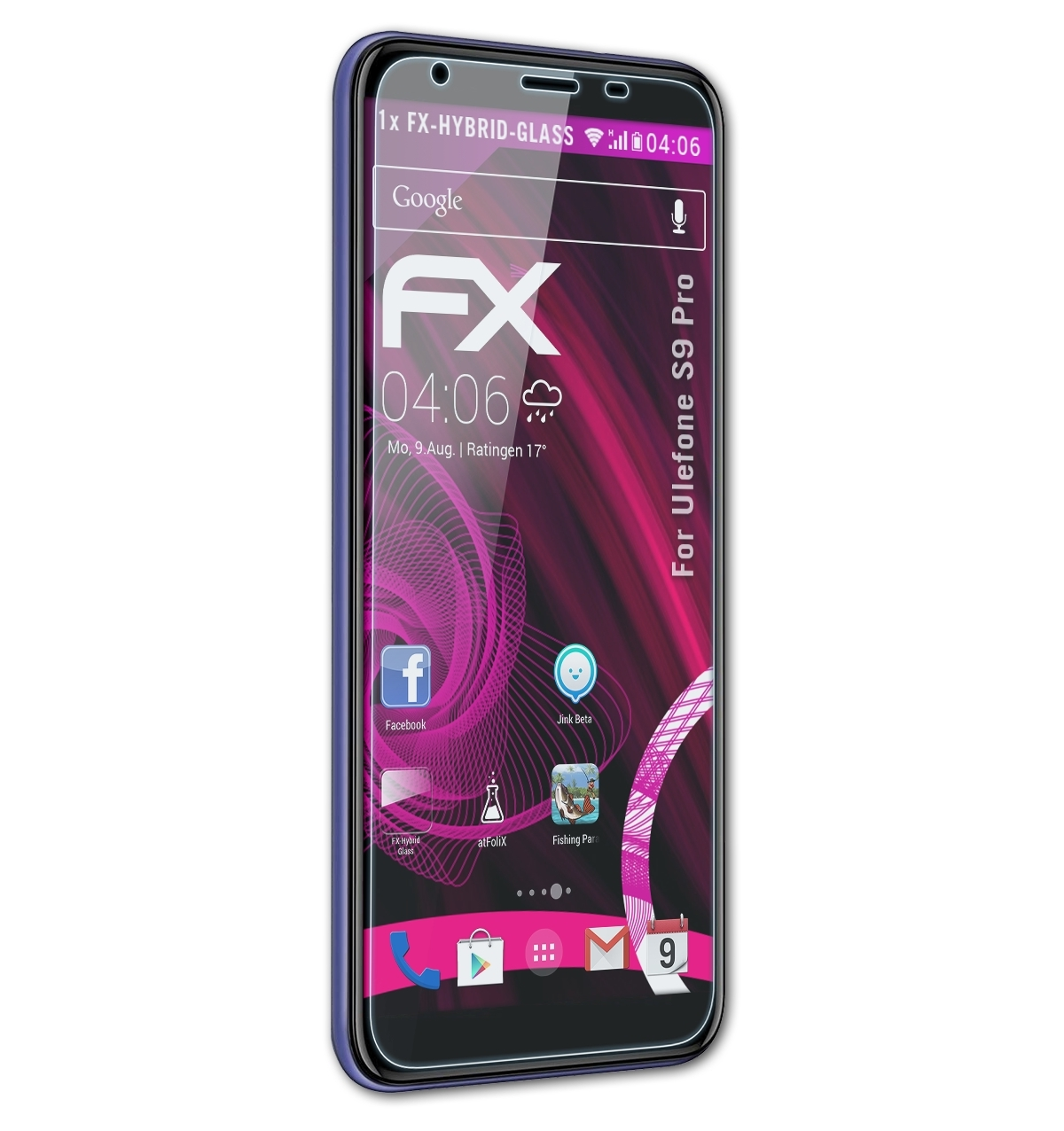 Pro) FX-Hybrid-Glass Schutzglas(für Ulefone ATFOLIX S9