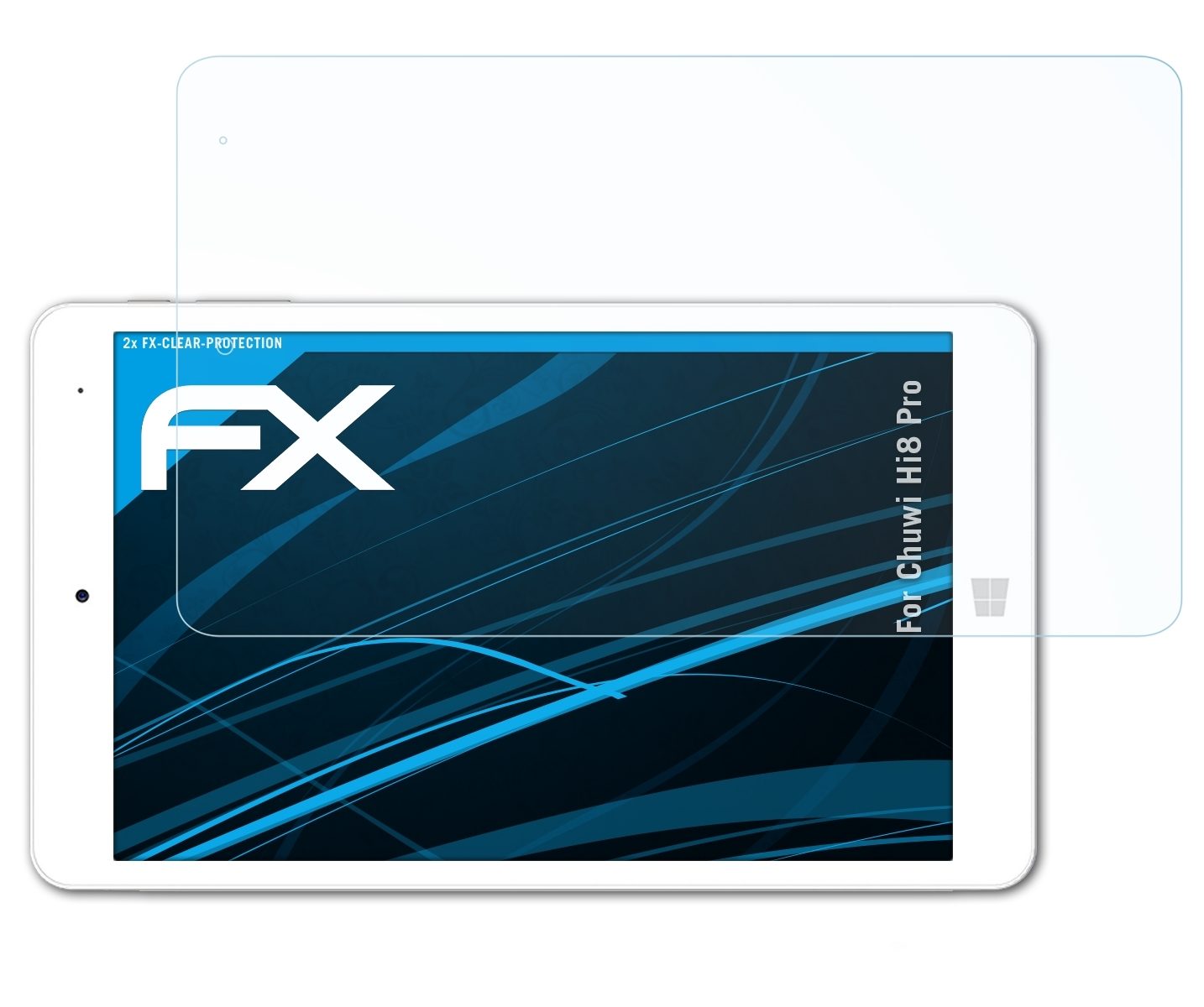 ATFOLIX 2x FX-Clear Displayschutz(für Chuwi Pro) Hi8