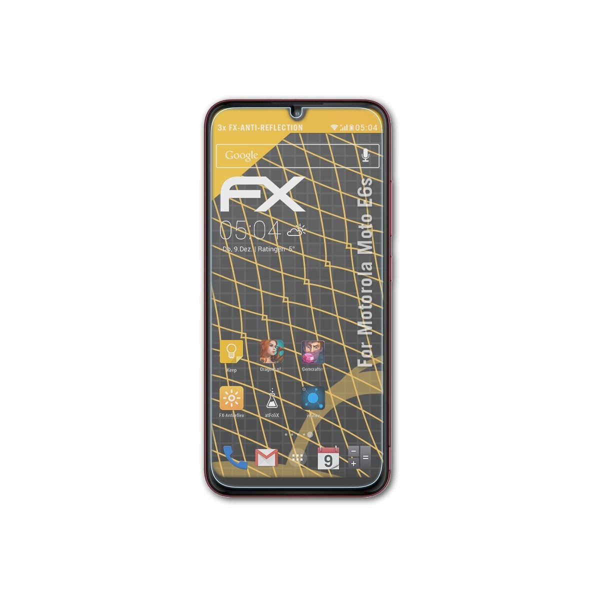 3x FX-Antireflex Displayschutz(für Motorola E6s) ATFOLIX Moto