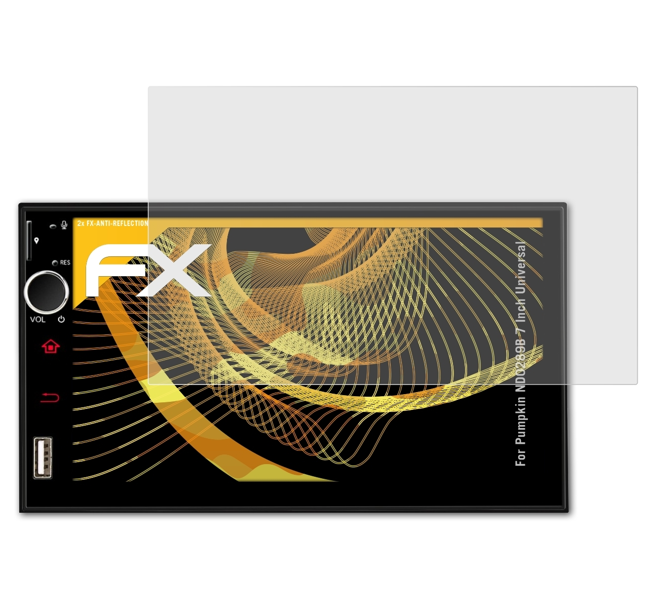 (Universal)) FX-Antireflex Pumpkin 7 ND0289B Inch 2x Displayschutz(für ATFOLIX