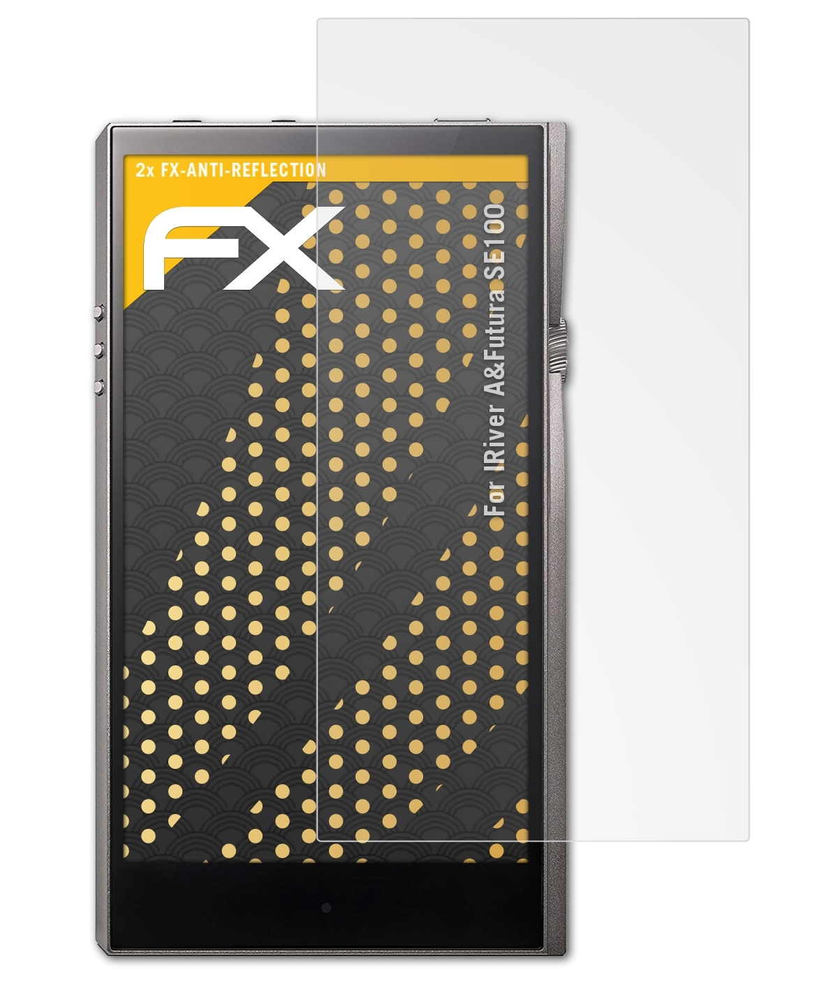 ATFOLIX 2x FX-Antireflex SE100) Displayschutz(für A&Futura IRiver