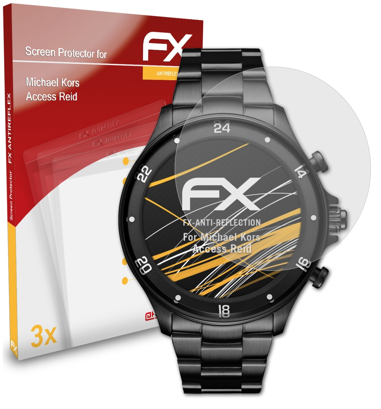 ATFOLIX 3x FX-Antireflex Displayschutz(für Reid) Michael Access Kors