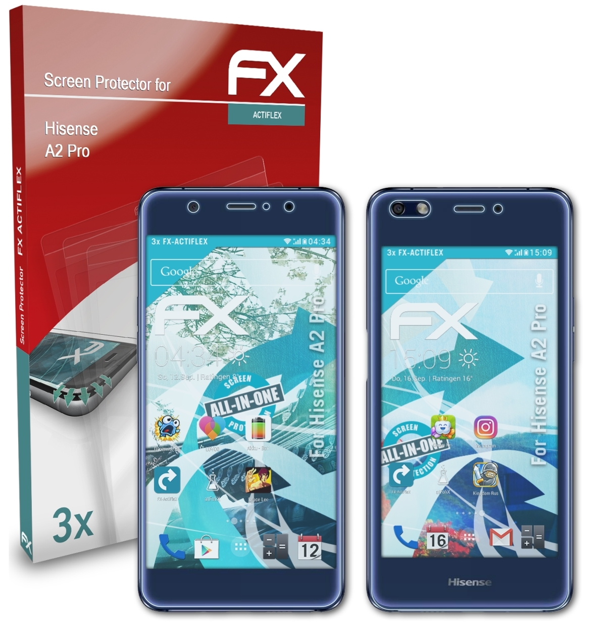 Pro) FX-ActiFleX 3x Hisense A2 Displayschutz(für ATFOLIX