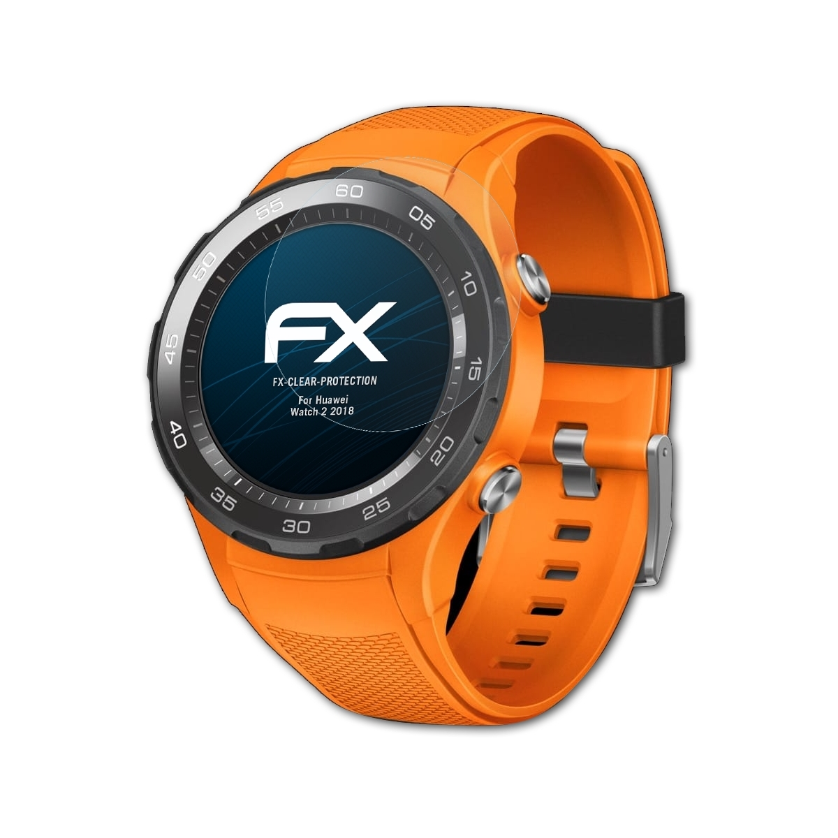 Watch FX-Clear 2 Huawei ATFOLIX Displayschutz(für 2018) 3x