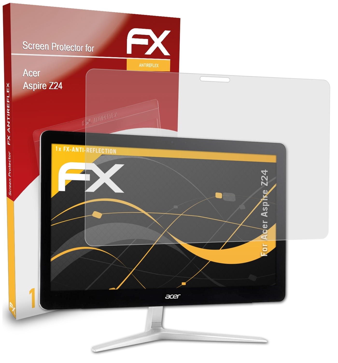 ATFOLIX Displayschutz(für Aspire FX-Antireflex Z24) Acer