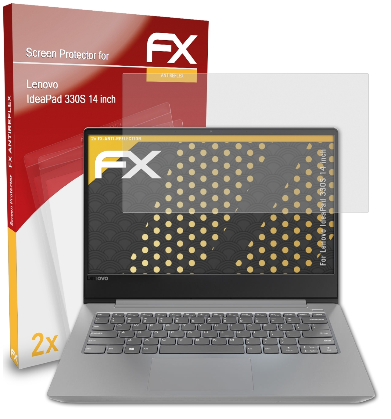 Lenovo FX-Antireflex 330S 2x IdeaPad (14 Displayschutz(für inch)) ATFOLIX