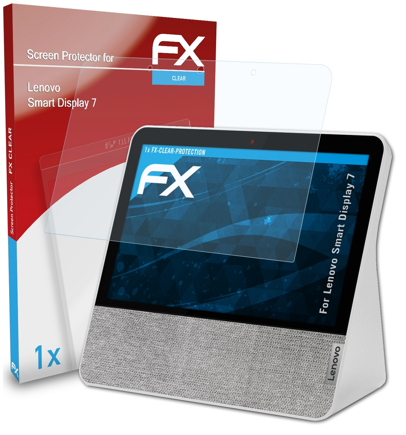 ATFOLIX FX-Clear Display Lenovo Smart 7) Displayschutz(für